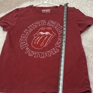 Lucky Brand Kids Burgundy Rolling Stones Tee